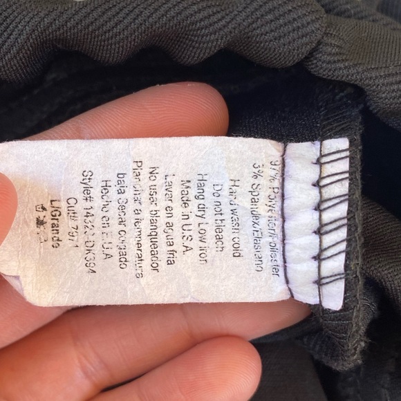 Juniors Black Casual Dress Pants - Picture 6 of 6